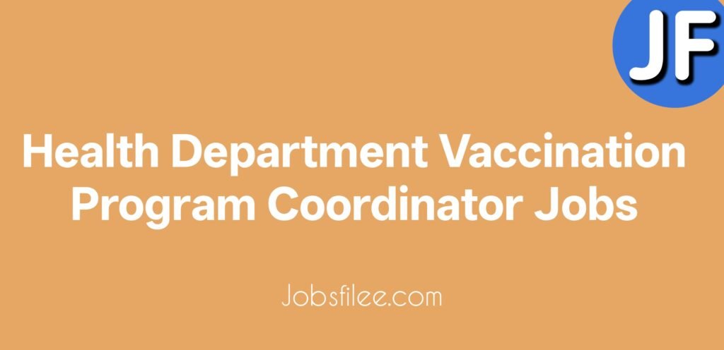 Health Department Vaccination Program Coordinator – Multan District | Apply Online Now